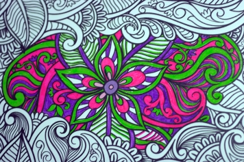 colouring book flower copy